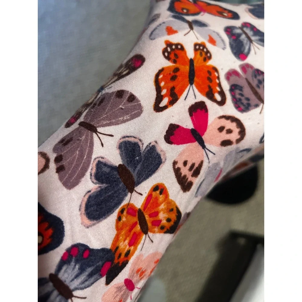 Little Sleepies Butterfly Print LunaLuxe Bamboo Viscose Crib Sheets Standard